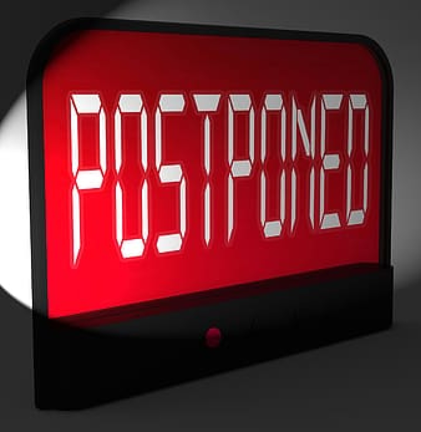 postponed